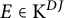 upper E element of upper K Superscript upper D upper J