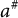 a Superscript number sign