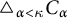 white up pointing triangle Subscript alpha less than kappa Baseline upper C Subscript alpha