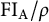 upper F upper I Subscript upper A divided by rho