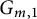 upper G Subscript m comma 1