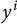 y Superscript i