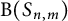backslash operatorname upper B left parenthesis upper S Subscript n comma m Baseline right parenthesis