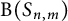 backslash operatorname upper B left parenthesis upper S Subscript n comma m Baseline right parenthesis