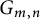 upper G Subscript m comma n