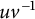 u v Superscript negative 1