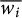 w Subscript i Baseline overbar