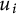 u Subscript i
