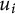 u Subscript i