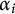 alpha Subscript i
