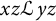 x z script upper L y z
