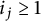 i Subscript j Baseline greater than or equals 1