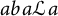 a b a script upper L a