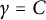 gamma equals upper C