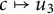 c right arrow from bar u 3