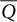 upper Q overbar