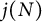j left parenthesis upper N right parenthesis