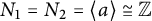 upper N 1 equals upper N 2 equals left angle bracket a right angle bracket approximately equals double struck upper Z