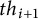 t h Subscript i plus 1