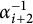 alpha Subscript i plus 2 Superscript negative 1