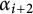 alpha Subscript i plus 2