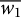 w 1 overbar