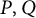 upper P comma upper Q
