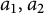 a 1 comma a 2