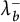 lamda Subscript b Superscript minus