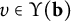 upsilon element of upper Upsilon left parenthesis bold b right parenthesis