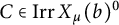 upper C element of backslash operatorname upper I r r upper X Subscript mu Baseline left parenthesis b right parenthesis Superscript 0