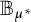 upper B Subscript mu Sub Superscript asterisk