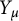 upper Y Subscript mu