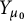 upper Y Subscript mu 0
