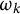 omega Subscript k