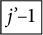 backslash fbox dollar sign j dollar sign prime dollar sign minus dollar sign 1
