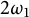 2 omega 1