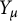 upper Y Subscript mu
