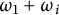 omega 1 plus omega Subscript i