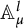 upper A Subscript mu Superscript l