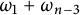 omega 1 plus omega Subscript n minus 3