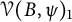 script upper V left parenthesis upper B comma psi right parenthesis Subscript 1