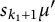 s Subscript k 1 plus 1 Baseline mu prime