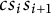 c s Subscript i Baseline s Subscript i plus 1