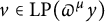 v element of backslash operatorname upper L upper P left parenthesis pi Superscript mu Baseline y right parenthesis