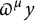 pi Superscript mu Baseline y