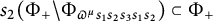 s 2 left parenthesis upper Phi Subscript plus Baseline divided by upper Phi Subscript pi Sub Superscript mu Subscript s 1 s 2 s 3 s 1 s 2 Baseline right parenthesis subset of upper Phi Subscript plus