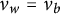 nu Subscript w Baseline equals nu Subscript b