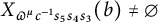 upper X Subscript pi Sub Superscript mu Subscript c Sub Superscript negative 1 Subscript s 5 s 4 s 3 Baseline left parenthesis b right parenthesis not equals backslash emptyset
