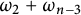 omega 2 plus omega Subscript n minus 3